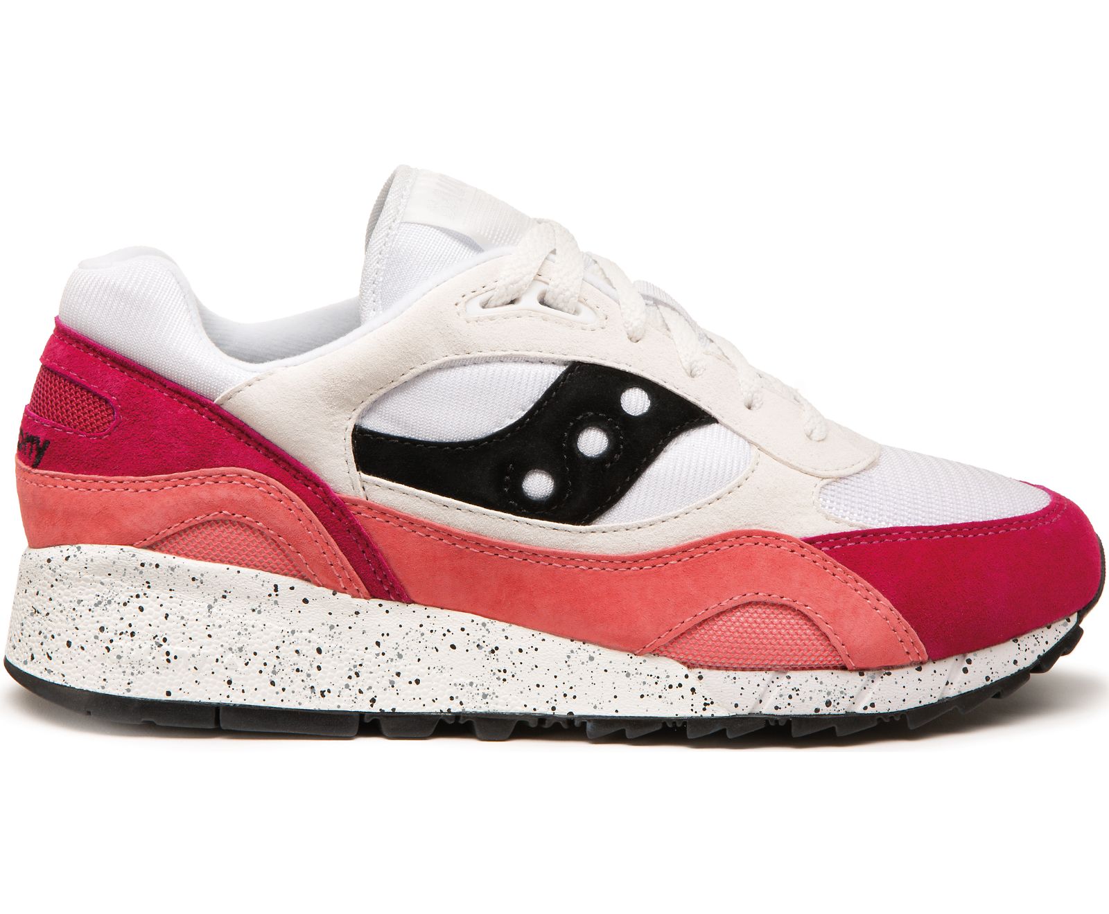 Saucony Shadow 6000 Men\'s Originals White / Coral | Canada 433JPQJ